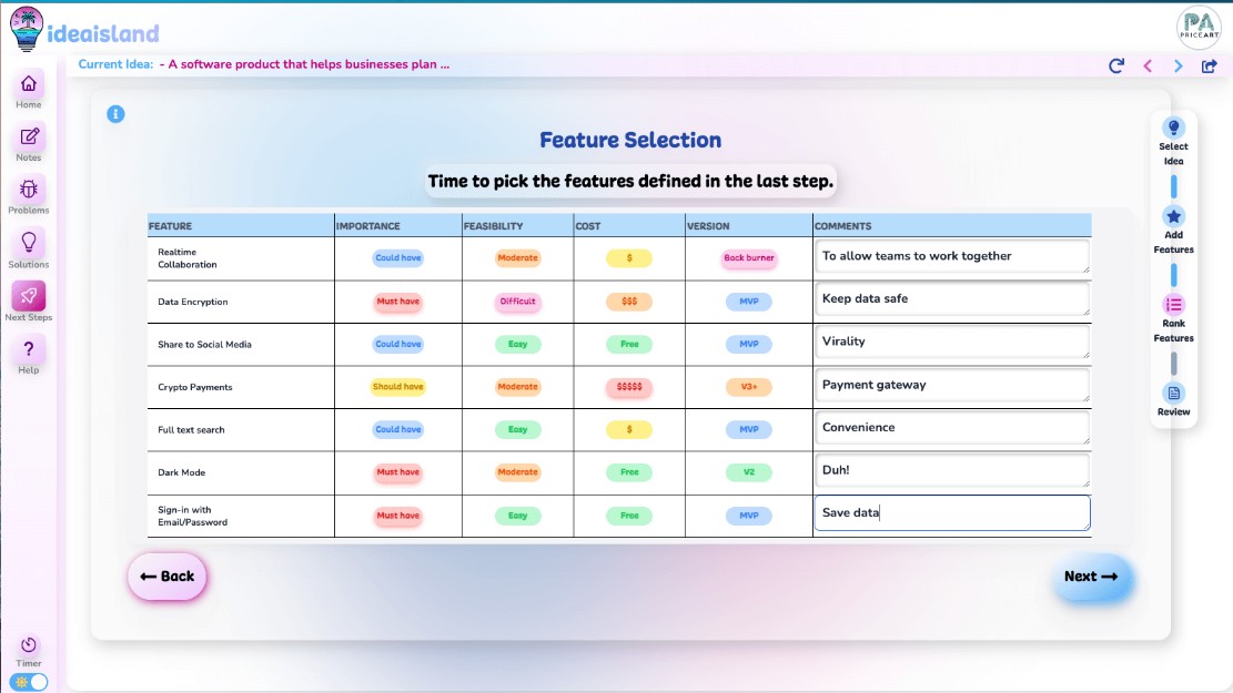 Image of the ideaisland project
