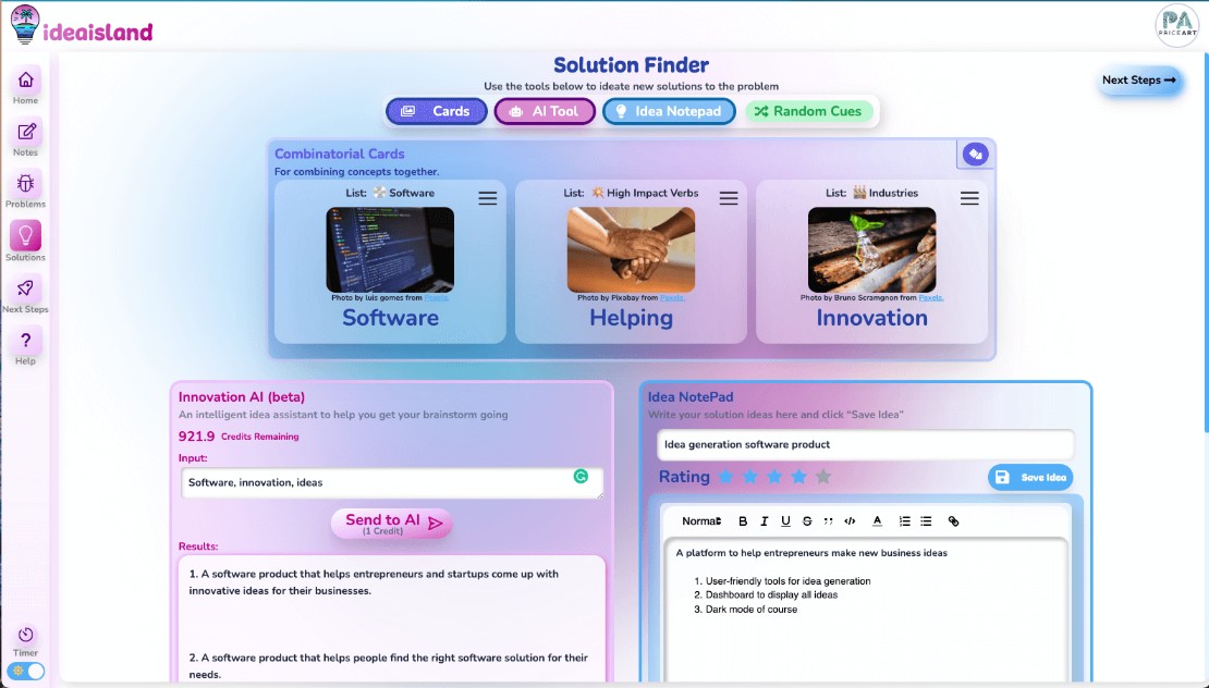 Image of the ideaisland project