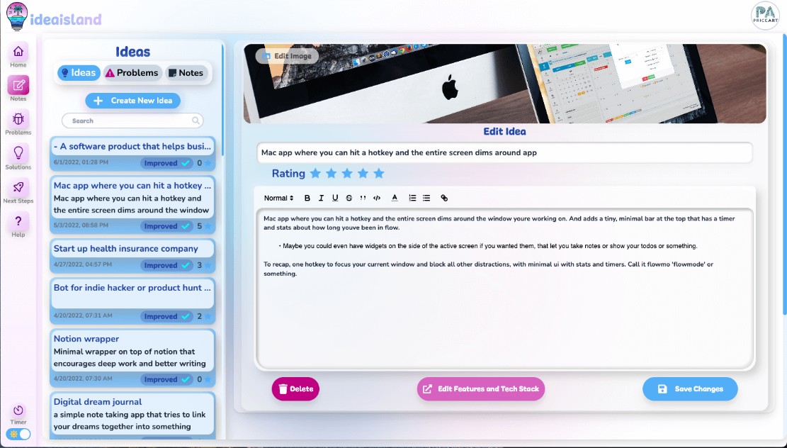 Image of the ideaisland project