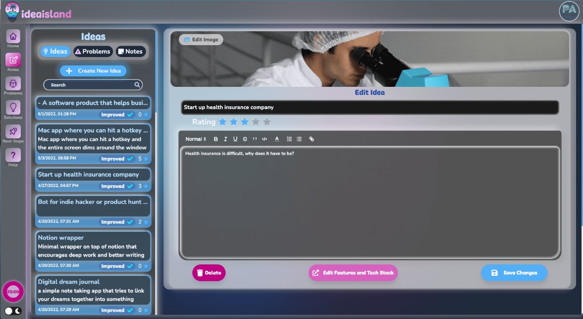 Image of the ideaisland project